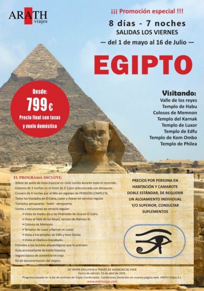 Egipto - oferta especial_salidas viernes